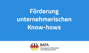 Logo Förderung unternehmerischen Know-hows